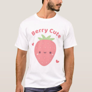 Camiseta Kawaii Strawberry, Berry Cute Pun