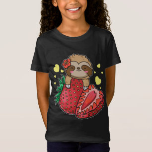 Camiseta Kawaii Strawberry Lover Fruta Cute Strawberr