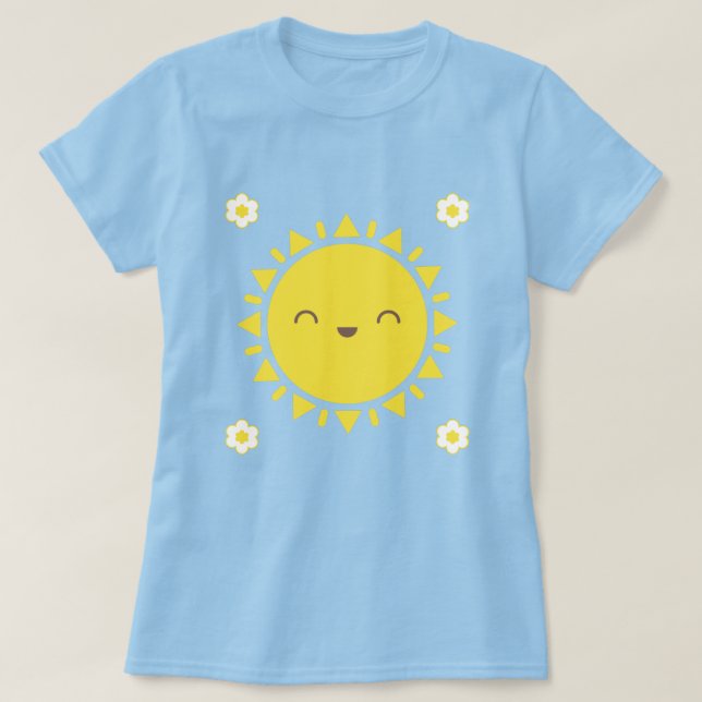 Camiseta Kawaii Sunny Days (Frente do Design)