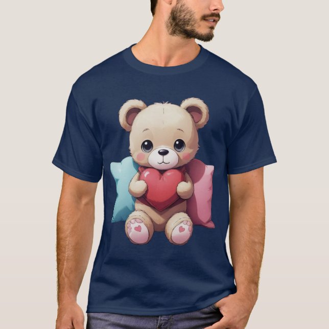 Camiseta Kawaii Teddy Bear (Frente)