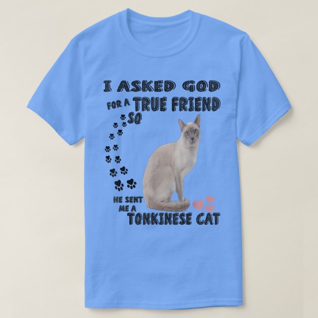 Camiseta Kawaii Tonk Kitten Cita Mãe Pai, Cute Tonki (Frente do Design)