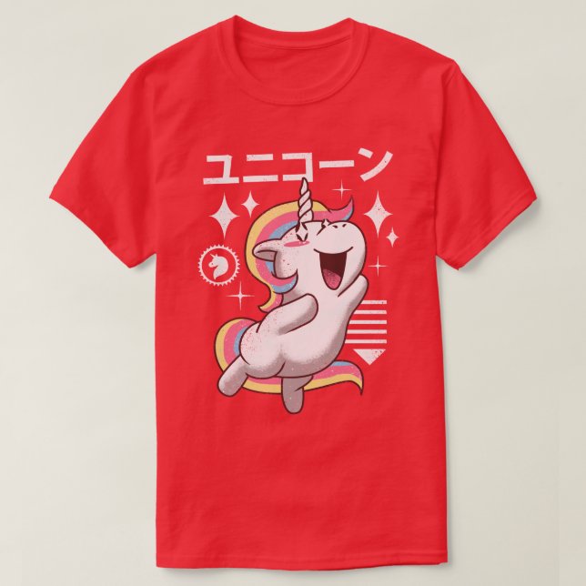 Camiseta Kawaii Unicorn (Frente do Design)