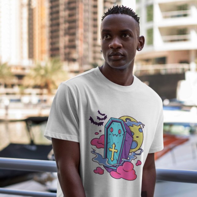 Camiseta Kawaii Vampire Coffin (Criador carregado)