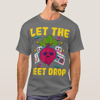 Camiseta Kawaii Vegetal Pun Vegan Música Amada Beet Pun