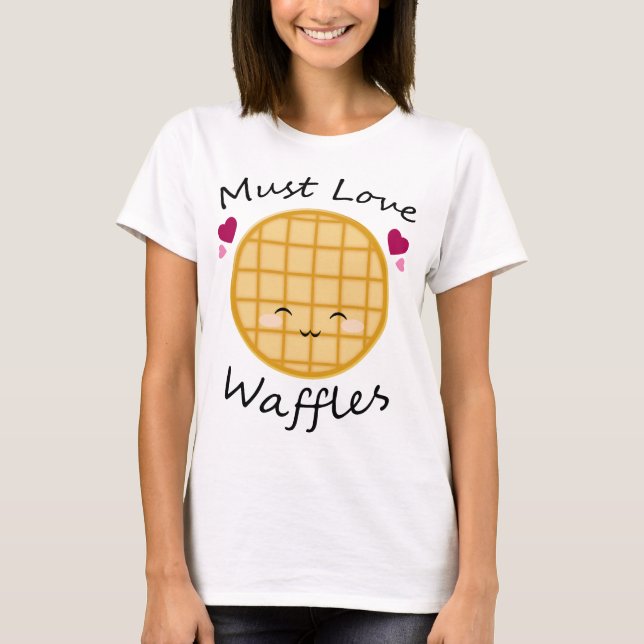 Camiseta Kawaii Waffle (Frente)
