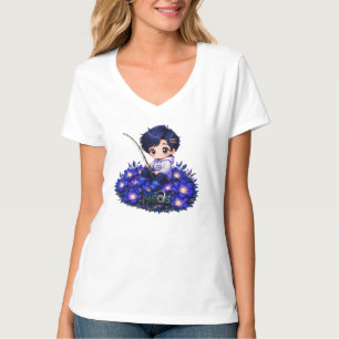 Camiseta Kawaii Zodíaco Neos Aquário