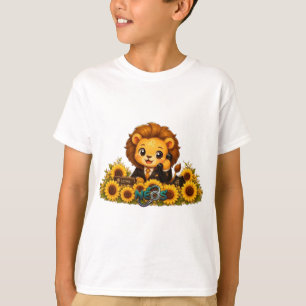 Camiseta Kawaii Zodíaco Neos Leão