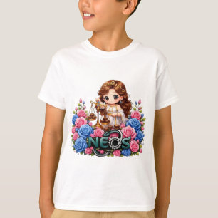 Camiseta Kawaii Zodíaco Neos Libra