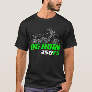 Camiseta Kawasaki 350 F5 Big Horn 1970-1971