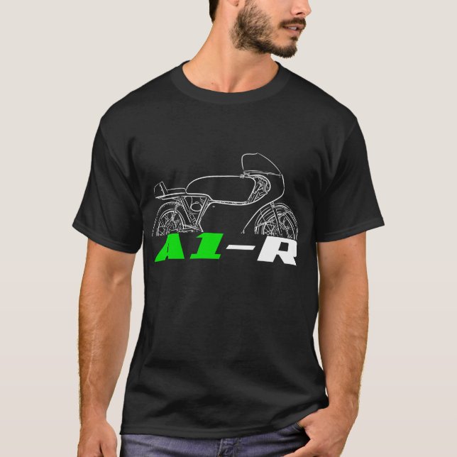 Camiseta Kawasaki A1-R 250 1967-1968 (Frente)
