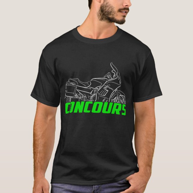 Camiseta Kawasaki Concours 1000 1986-2006 (Frente)