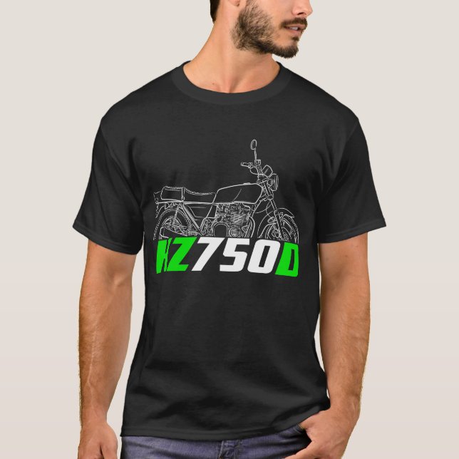 Camiseta Kawasaki KZ750D 1979 (Frente)