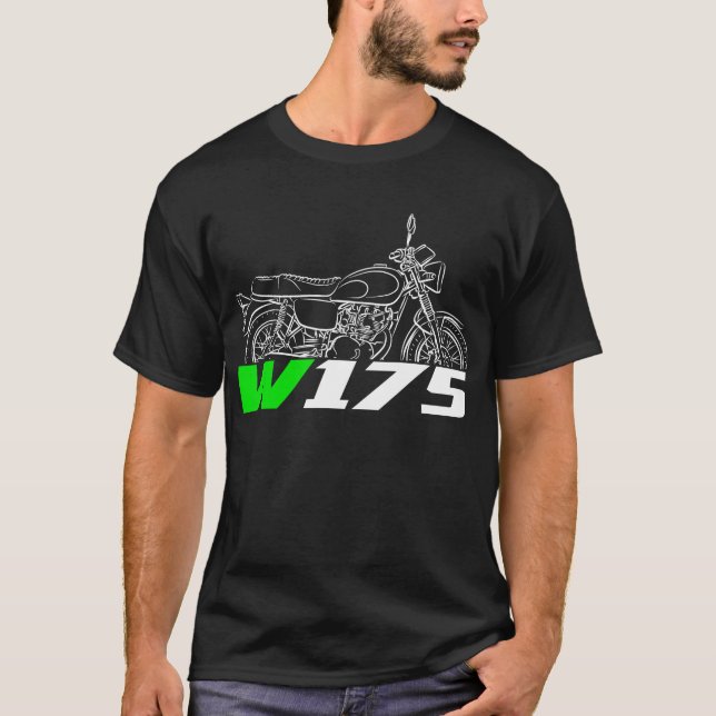 Camiseta Kawasaki W175 2017-2024 (Frente)