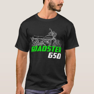 Camiseta Kawasaki W3 Roadster 650 1973-1974