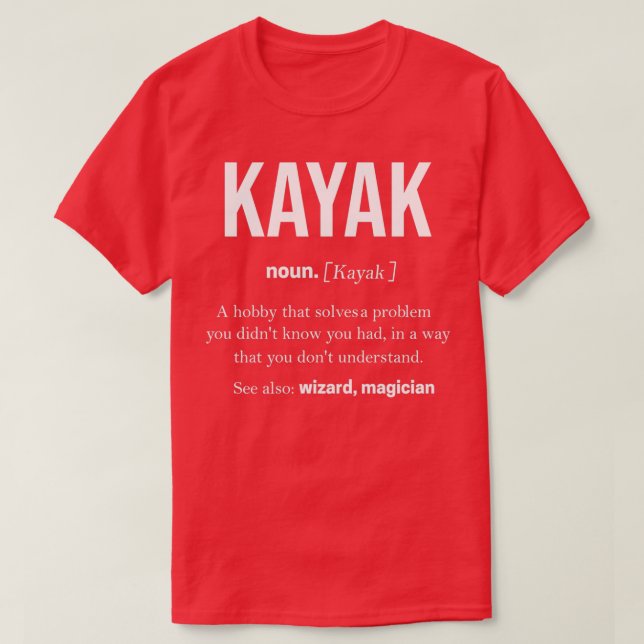 Camiseta Kayak 8 (Frente do Design)