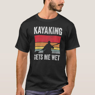 Camiseta Kayak Barco Paddling - Kayaking Me Deixa Molhado P