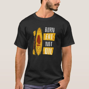Camiseta Kayak Dizendo Para Remodelar Gordura De Queimadura