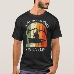 Camiseta Kayak Kayaking Barco de pesca Verão Roupas Gra