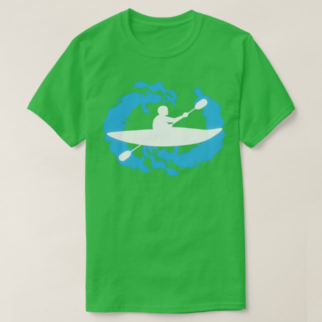Camiseta Kayak Kayaking Kayaker Paddling Idea (2) (Frente do Design)