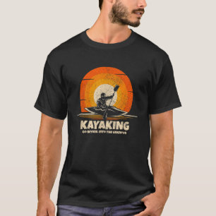 Camiseta Kayak Kayaking No Desconhecido Kayaker Funny Kaya