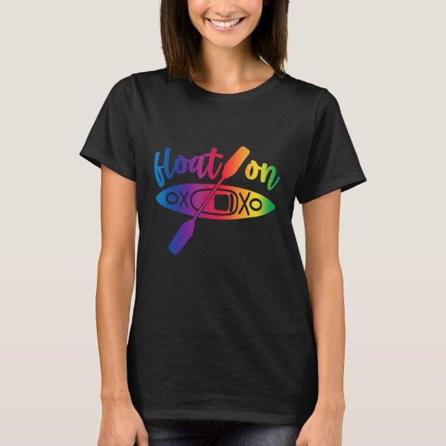 Camiseta Kayak Life Kayaking Flutuando (Frente)