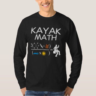 Camiseta Kayak Math Kayaking Kanuing Canoeing Paddle Boatin