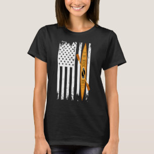 Camiseta Kayak Nos Flag Kayaking Outdoor Adventurer Athleti