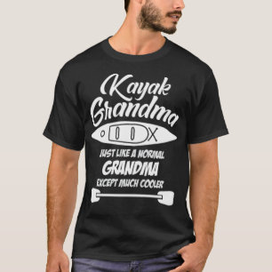 Camiseta Kayak Vovó Rower Paddle Removendo Horseridina eng