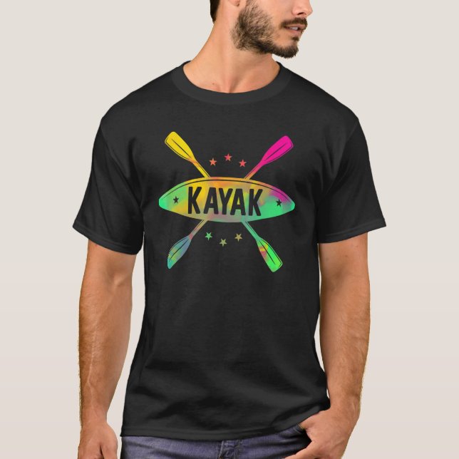 Camiseta Kayak Water Sports Kayak Gear remando Kayakin (Frente)