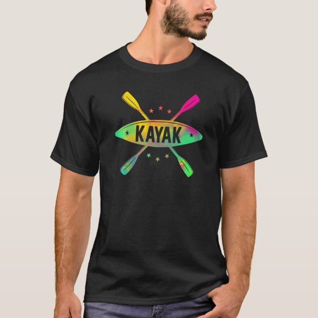 Camiseta Kayak Water Sports Kayak Gear remando Kayaking (Frente)