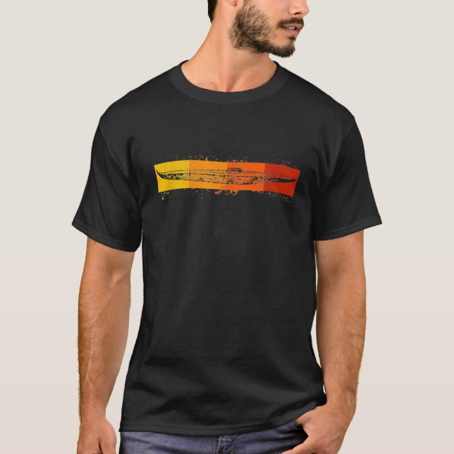 Camiseta Kayak Whitewater Rafing - Presente Retroativo Vint (Frente)