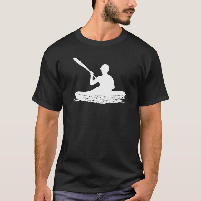 Camiseta Kayaker Canoagem Canoagem Paddle Paddling Kayaking (Frente)