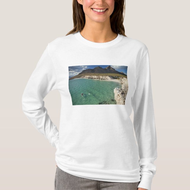 Camiseta Kayaker do mar no Golfo da Califórnia em Isla (Frente)