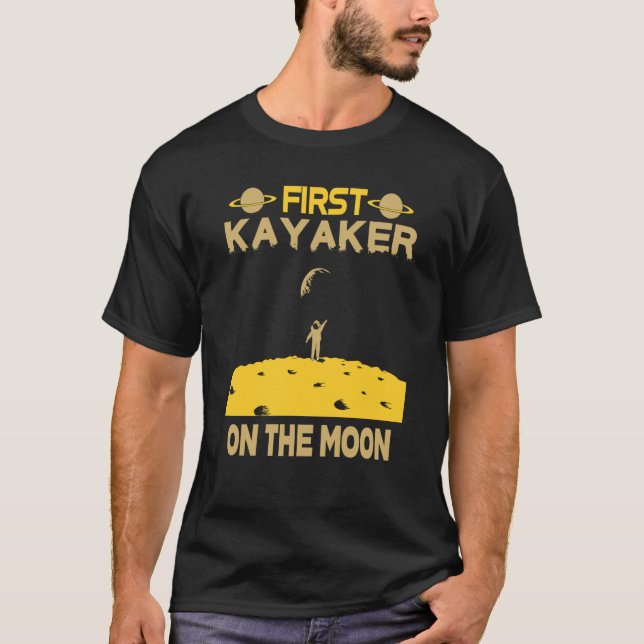 Camiseta Kayaker On The Moon (Frente)