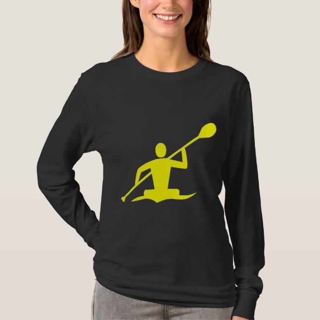 Camiseta Kayaking - Amarelo (Frente)