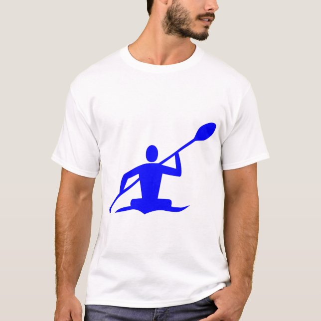 Camiseta Kayaking - Azul (Frente)