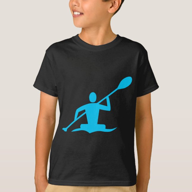 Camiseta Kayaking - Azul-Céu (Frente)