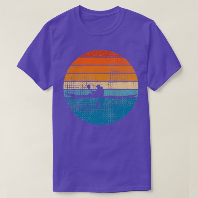 Camiseta Kayaking Canoagem Retro 1 (Frente do Design)
