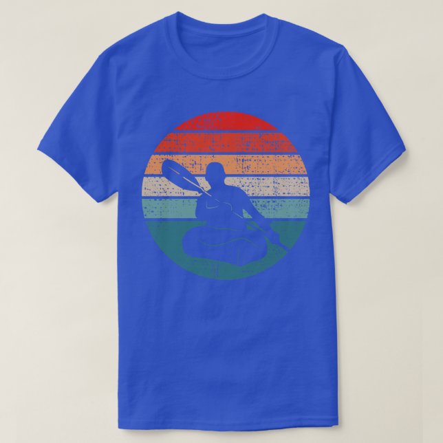 Camiseta Kayaking Canoagem Retro 2 (Frente do Design)
