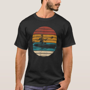 Camiseta Kayaking Canoe Barco Vintage Kayak
