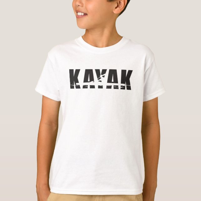 Camiseta Kayaking Canoé Paddle Canoeing Engraçada Ideia de  (Frente)