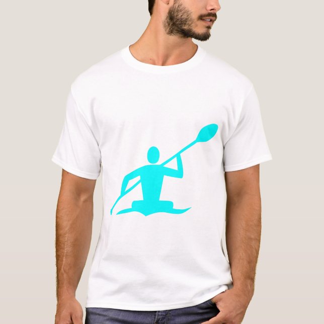 Camiseta Kayaking - Ciano (Frente)