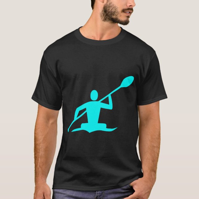Camiseta Kayaking - Ciano (Frente)
