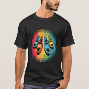 Camiseta Kayaking Colorful Kayak Canoe Kayaker Pop