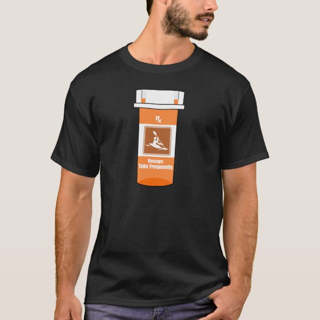 Camiseta Kayaking É Minha Droga (Frente)