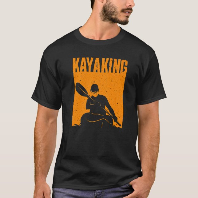 Camiseta Kayaking For Men Women Kayak Rafting Row   4 (Frente)