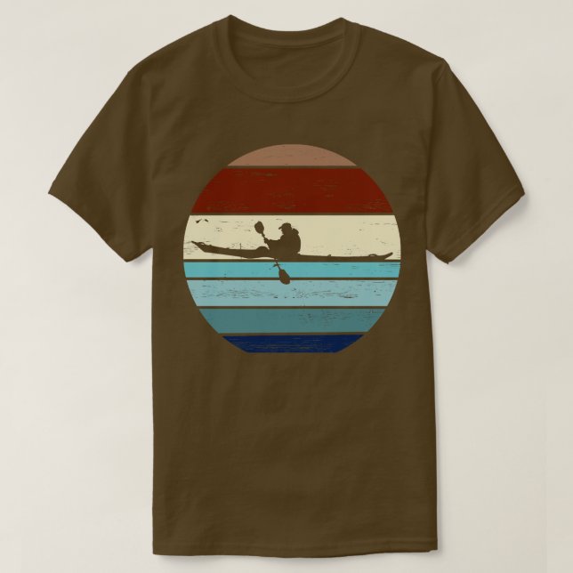 Camiseta Kayaking Kayak Yak Life Transando Canoagem (Frente do Design)