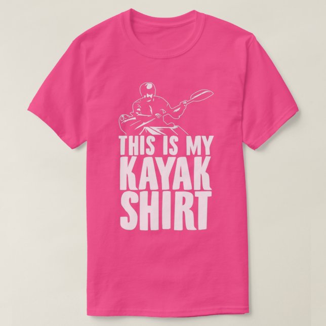Camiseta Kayaking kayaker a remar esportes a remar torres d (Frente do Design)