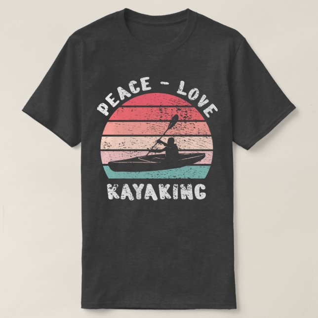 Camiseta Kayaking Kayaking (Frente do Design)