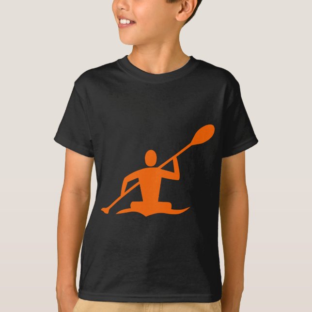 Camiseta Kayaking - Laranja (Frente)